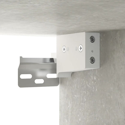Mobile a Parete Grigio Cemento 60x36,5x35 cm Legno Multistrato | homemem39