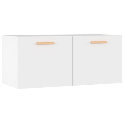 Mobile Parete Bianco 80x35x36,5cm Legno Multistrato