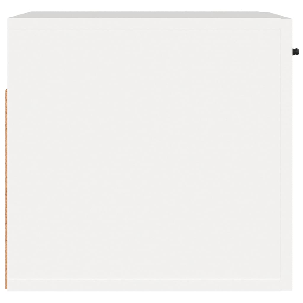 Mobile a Parete Bianco 80x36,5x35 cm in Legno Multistrato | homemem39