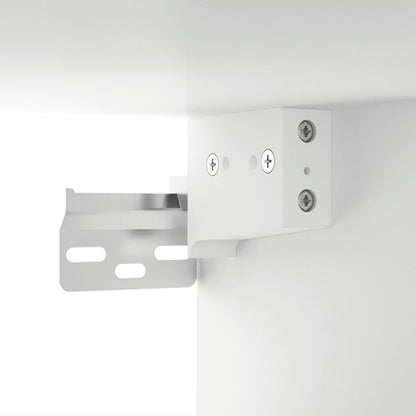 Mobile a Parete Bianco 80x36,5x35 cm in Legno Multistrato | homemem39