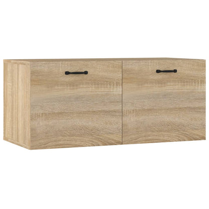 Mobile a Parete Rovere Sonoma 80x36,5x35 cm Legno Multistrato | homemem39