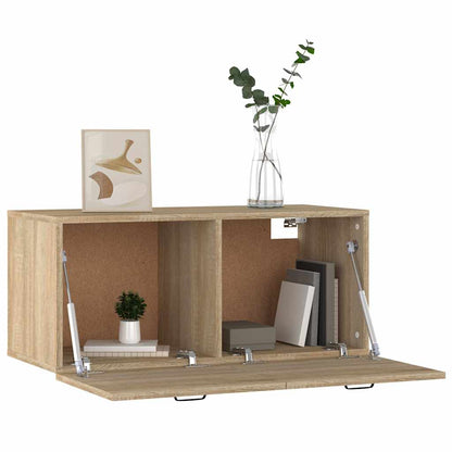 Mobile a Parete 80x36,5x35 cm legno multistrato