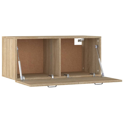 Mobile a Parete Rovere Sonoma 80x36,5x35 cm Legno Multistrato | homemem39