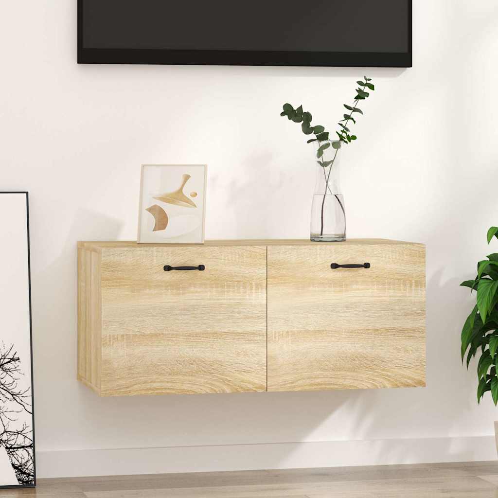 Mobile a Parete 80x36,5x35 cm legno multistrato