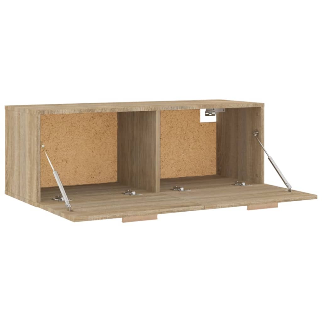 Mobile Pensile Rovere Sonoma 100x36,5x35 cm Legno Multistrato | homemem39
