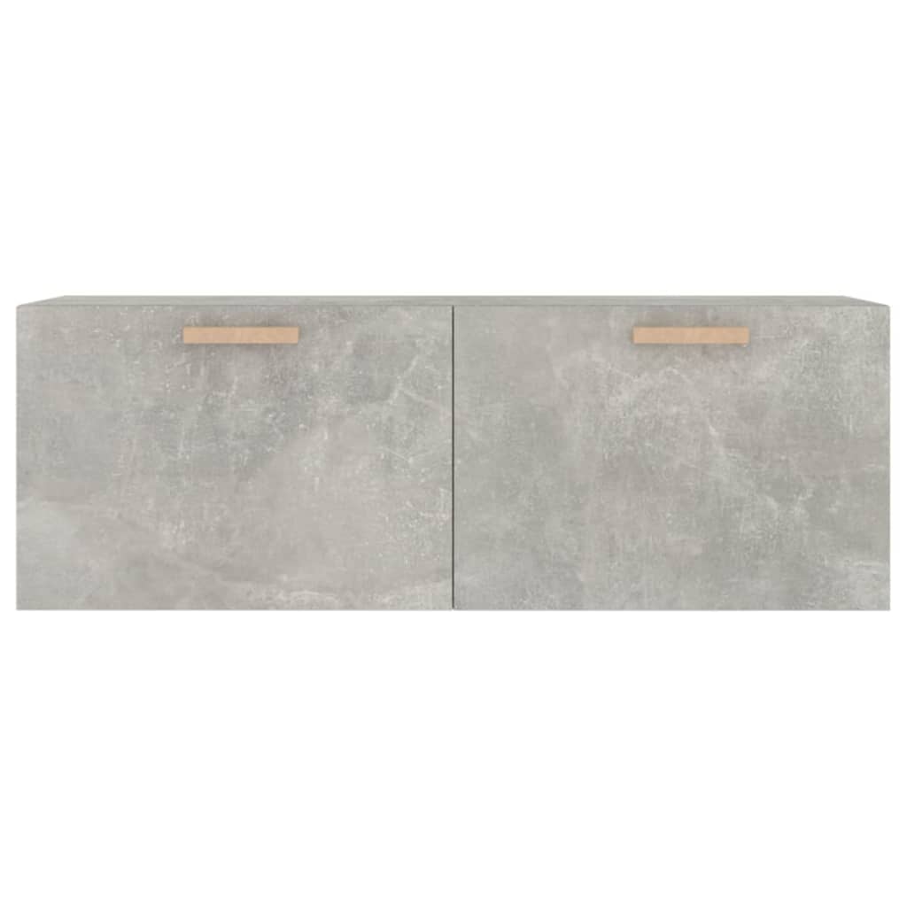 Mobile Pensile Grigio Cemento 100x36,5x35 cm Legno Multistrato | homemem39