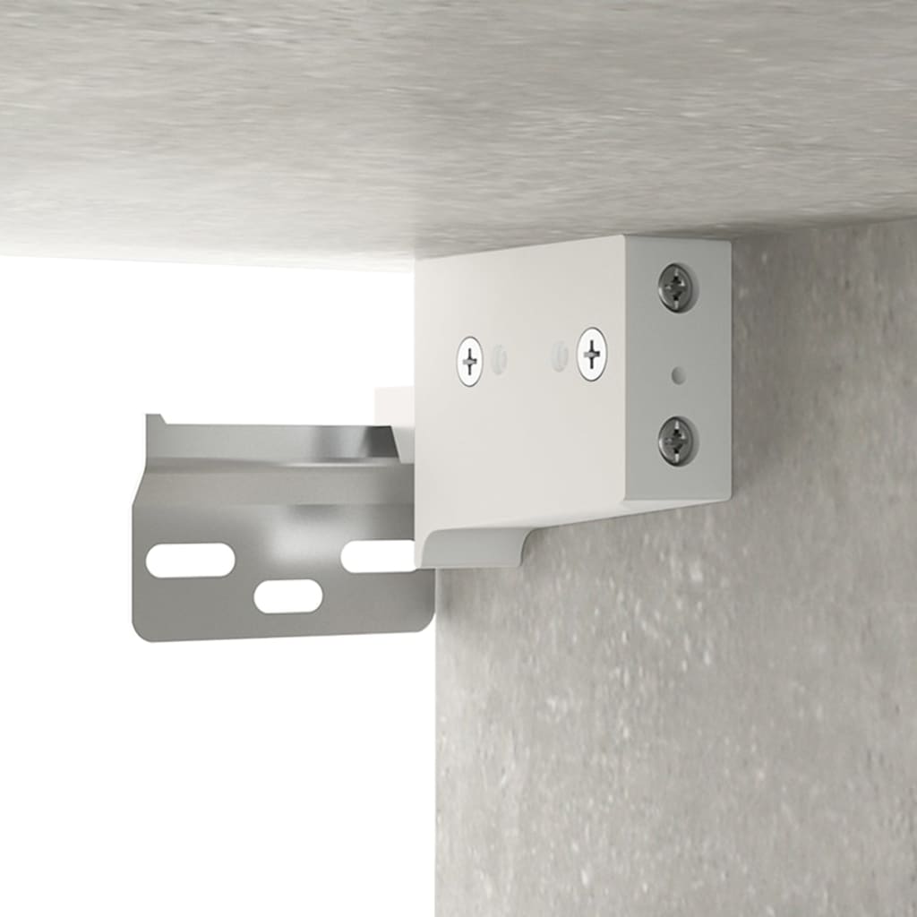 Mobile Pensile Grigio Cemento 100x36,5x35 cm Legno Multistrato | homemem39