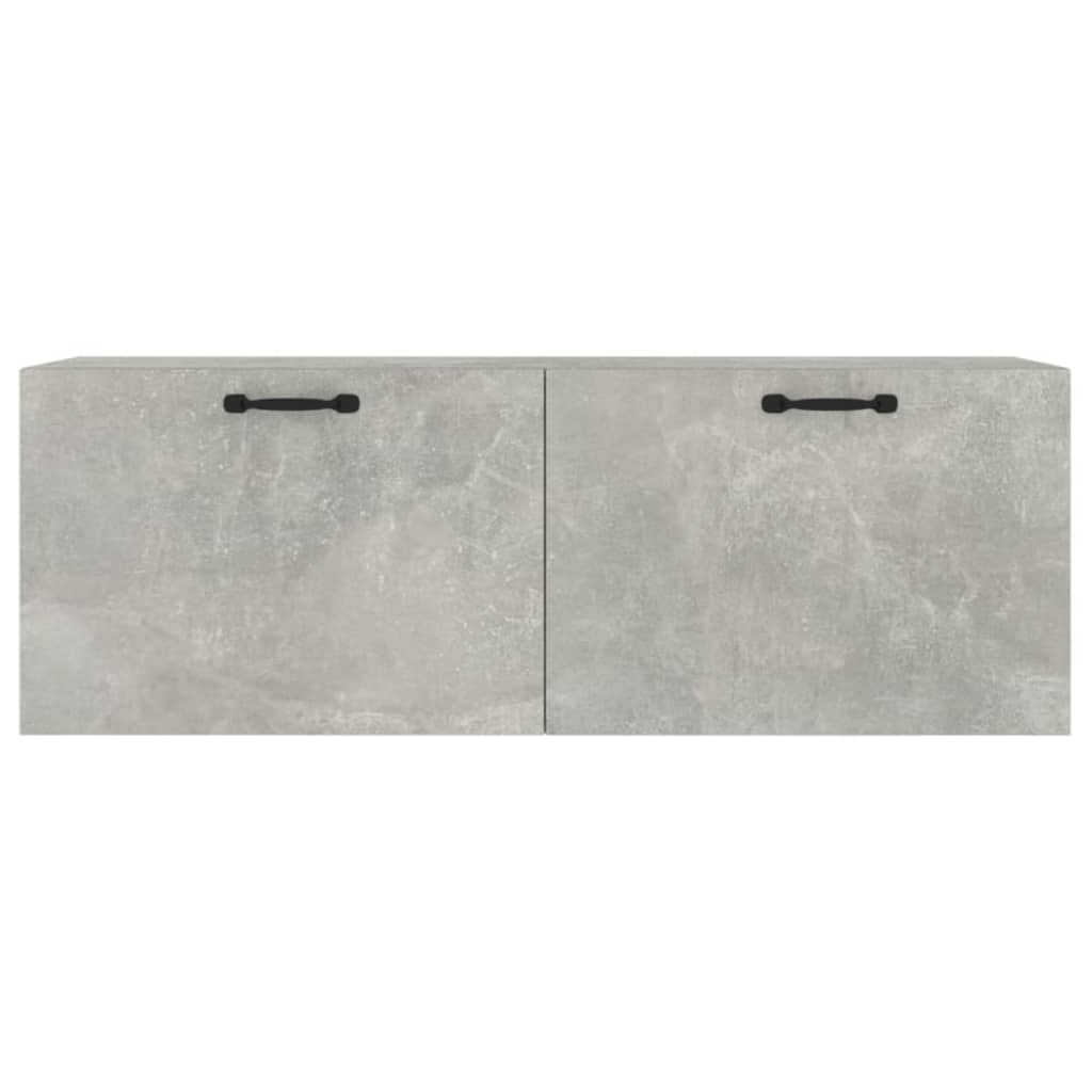 Mobile Pensile Grigio Cemento 100x36,5x35 cm Legno Multistrato | homemem39