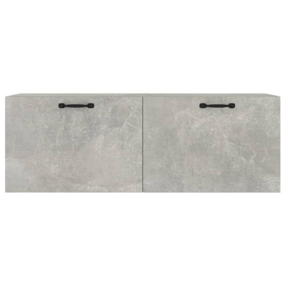 Mobile Pensile Grigio Cemento 100x36,5x35 cm Legno Multistrato | homemem39