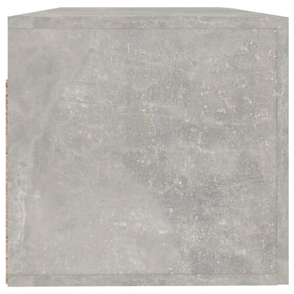 Mobile Pensile Grigio Cemento 100x36,5x35 cm Legno Multistrato | homemem39