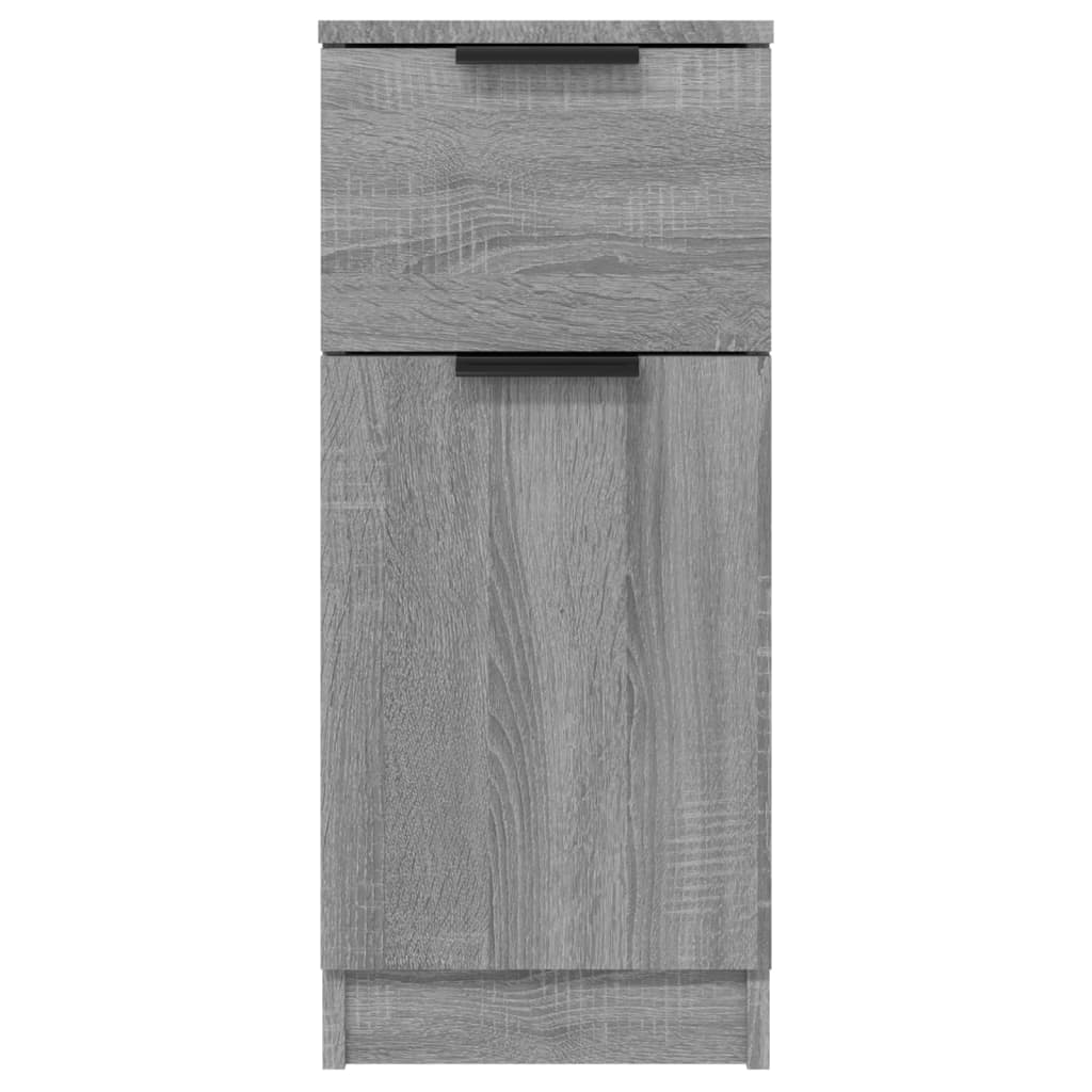 Credenza Grigio Sonoma 30x30x70 cm in Legno Multistrato - homemem39