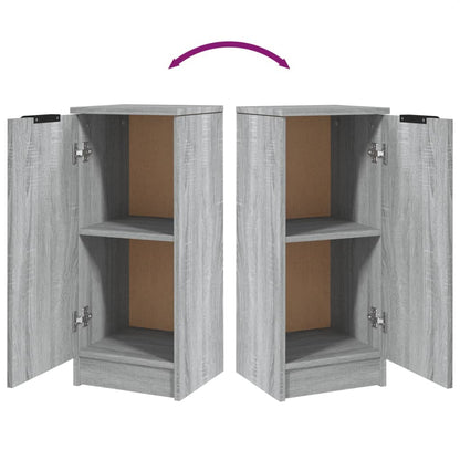 Credenza Grigio Sonoma 30x30x70 cm in Legno Multistrato - homemem39