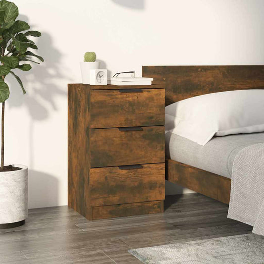 Comodino Rovere Fumo 40x36x65 cm | homemem39