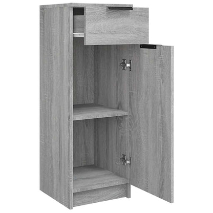 Armadietto Bagno Grigio Sonoma 32x34x90 cm in Legno Multistrato - homemem39