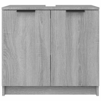 Mobile Bagno Grigio Sonoma 64,5x33,5x59 cm in Legno Multistrato - homemem39