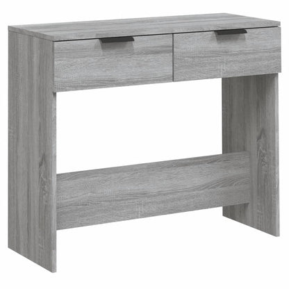 Tavolino Consolle Grigio Sonoma 90x36x75 cm Legno Multistrato | homemem39