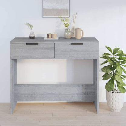 Tavolino Consolle Grigio Sonoma 90x36x75 cm Legno Multistrato | homemem39