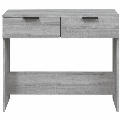 Tavolino Consolle Grigio Sonoma 90x36x75 cm Legno Multistrato | homemem39