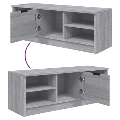 Mobile TV Grigio Sonoma 102x35,5x36,5 cm in Legno Multistrato