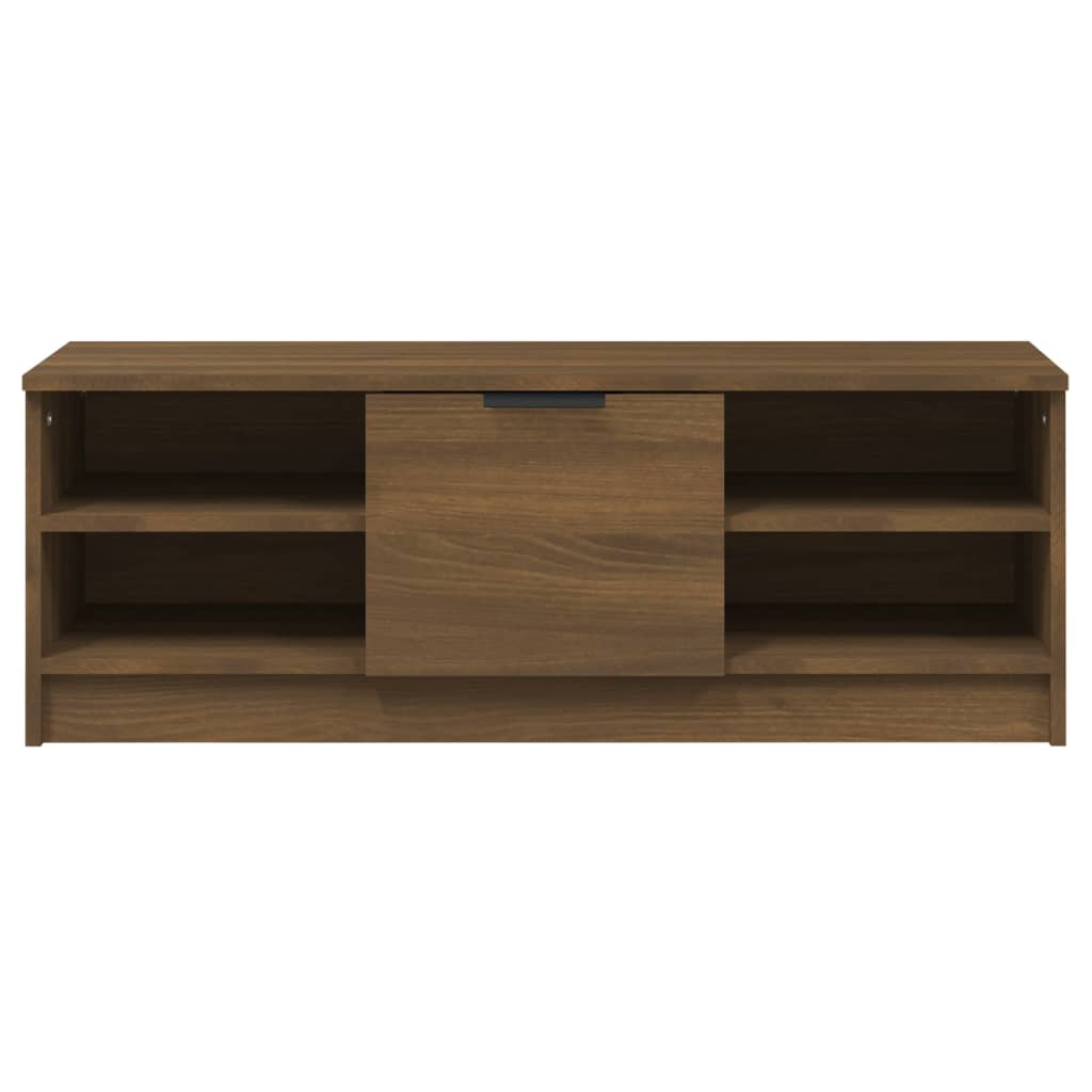 Mobile TV Rovere Marrone 102x35,5x36,5 cm in Legno Multistrato - homemem39