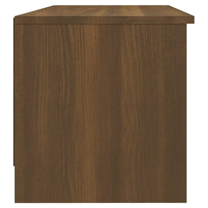 Mobile TV Rovere Marrone 102x35,5x36,5 cm in Legno Multistrato - homemem39
