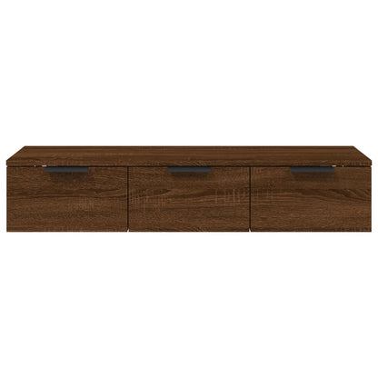 Armadietto a Muro Rovere Marrone 102x30x20 in Legno Multistrato - homemem39