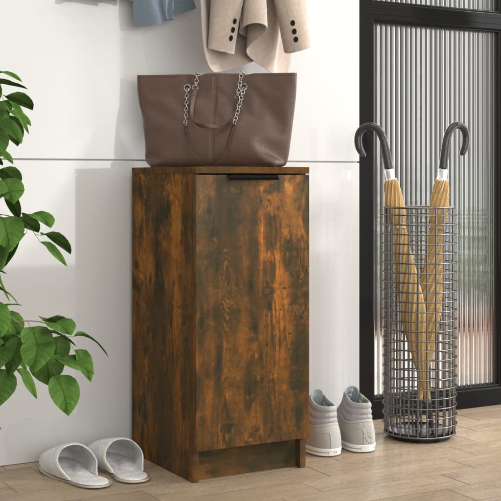Scarpiera Rovere Fumo 30x35x70 cm in Legno Multistrato - homemem39