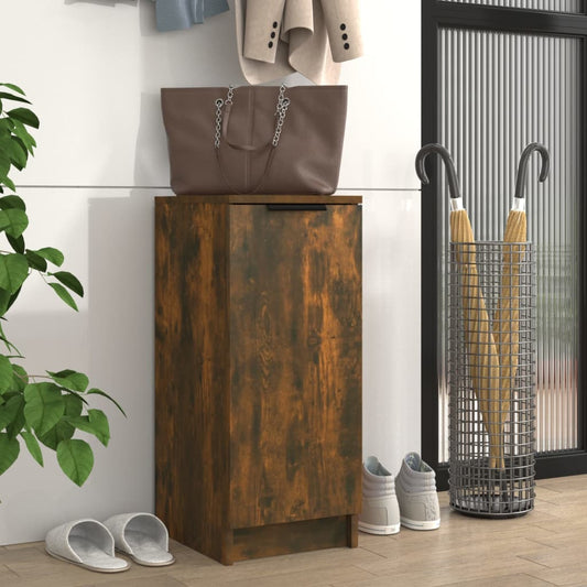 Scarpiera Rovere Fumo 30x35x70 cm in Legno Multistrato - homemem39