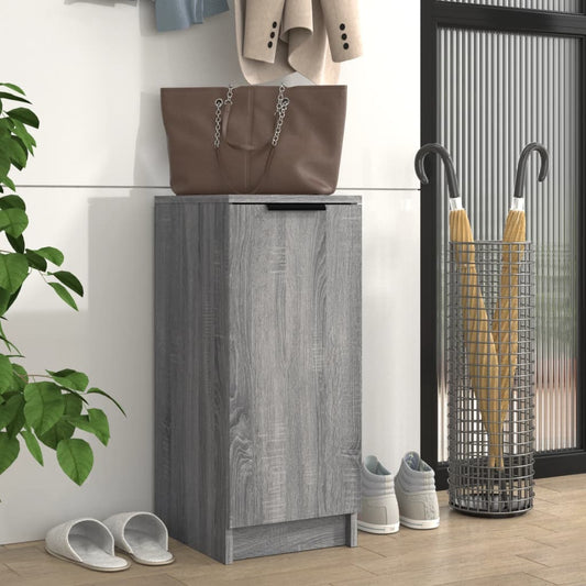 Scarpiera Grigio Sonoma 30x35x70 cm in Legno Multistrato - homemem39