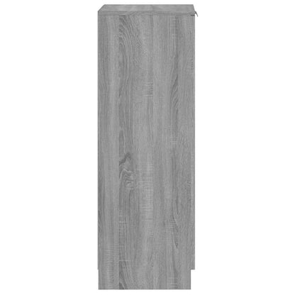 Scarpiera Grigio Sonoma 30x35x100 cm in Legno Multistrato - homemem39