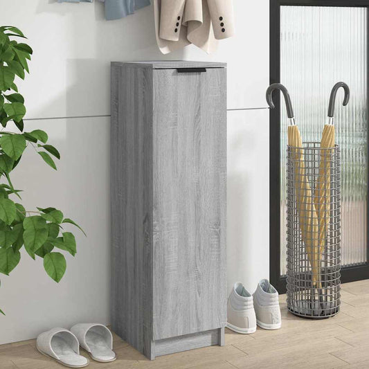 Scarpiera Grigio Sonoma 30x35x100 cm in Legno Multistrato - homemem39