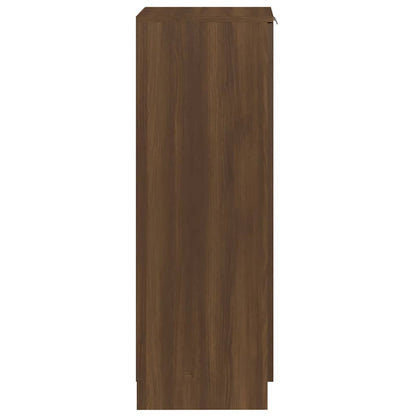 Scarpiera Rovere Marrone 30x35x100 cm in Legno Multistrato - homemem39