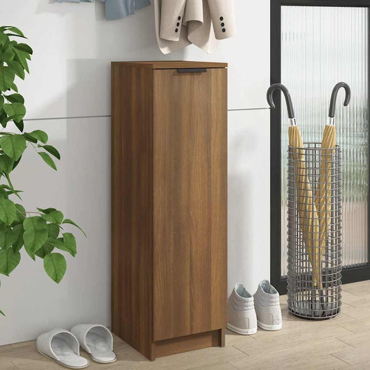 Scarpiera Rovere Marrone 30x35x100 cm in Legno Multistrato - homemem39