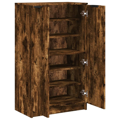 Scarpiera Rovere Fumo 59x35x100 cm in Legno Multistrato - homemem39