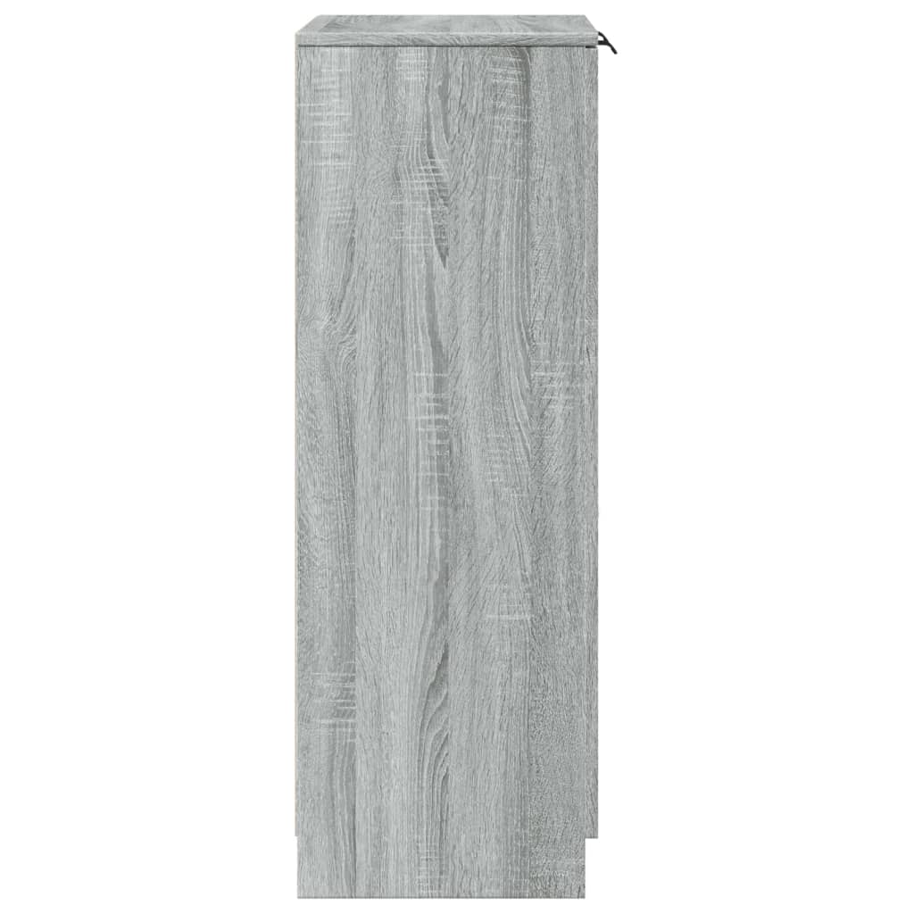 Scarpiera Grigio Sonoma 59x35x100 cm in Legno Multistrato - homemem39
