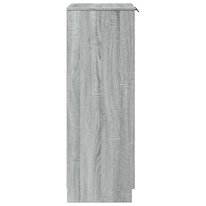 Scarpiera Grigio Sonoma 59x35x100 cm in Legno Multistrato - homemem39