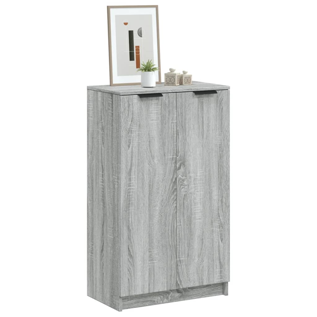 Scarpiera Grigio Sonoma 59x35x100 cm in Legno Multistrato - homemem39