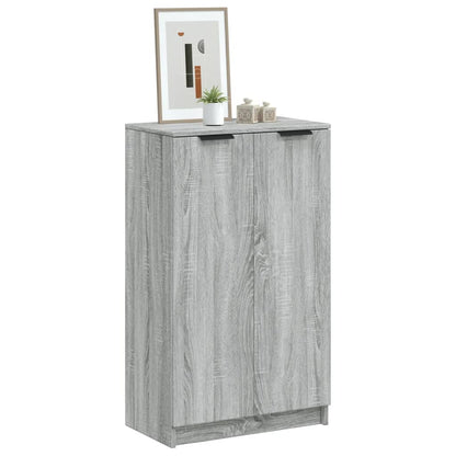 Scarpiera Grigio Sonoma 59x35x100 cm in Legno Multistrato - homemem39