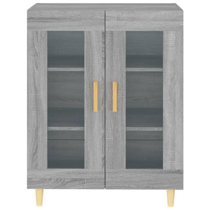 Credenza Grigio Sonoma 69,5x34x90 cm in Legno Multistrato - homemem39