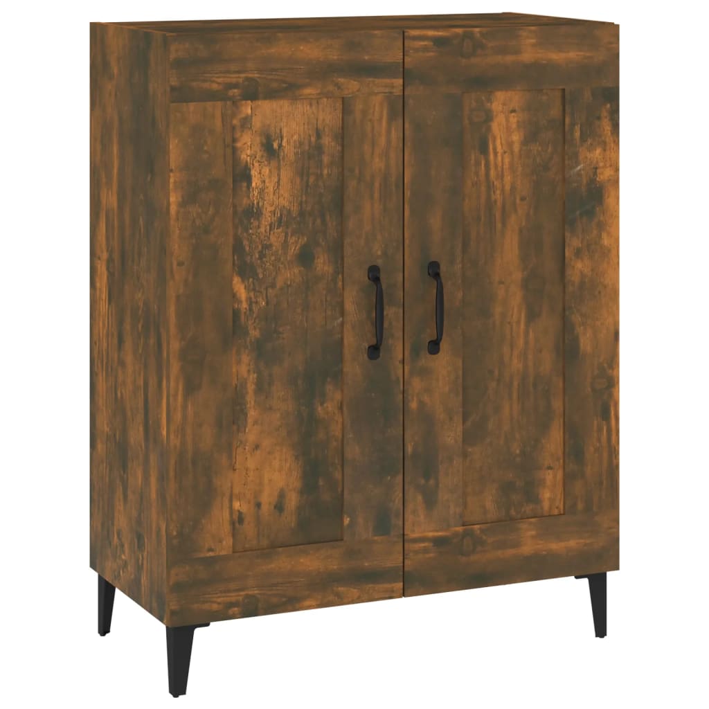 Credenza Rovere Fumo 69,5x34x90 cm in Legno Multistrato - homemem39