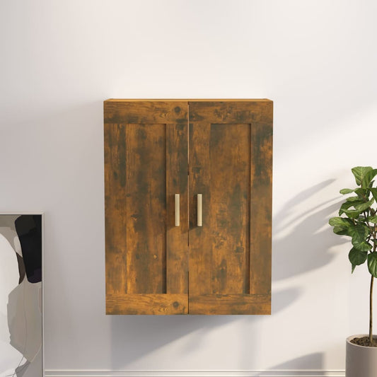 Pensile Rovere Fumo 69,5x32,5x90 cm in Legno Multistrato | homemem39