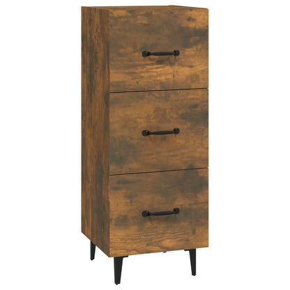 Credenza Rovere Fumo 34,5x34x90 cm in Legno Multistrato - homemem39