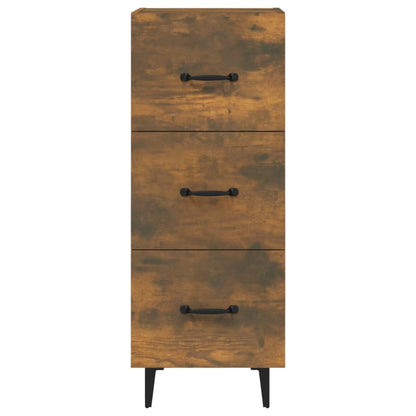 Credenza Rovere Fumo 34,5x34x90 cm in Legno Multistrato - homemem39