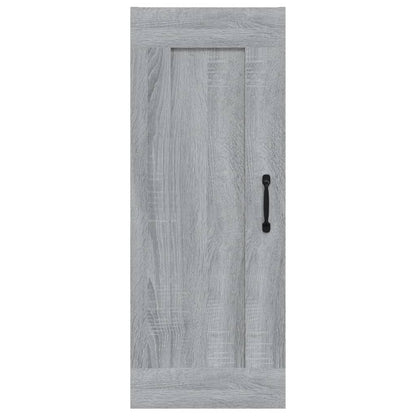 Mobile Pensile Grigio Sonoma 35x34x90 cm in Legno Multistrato - homemem39