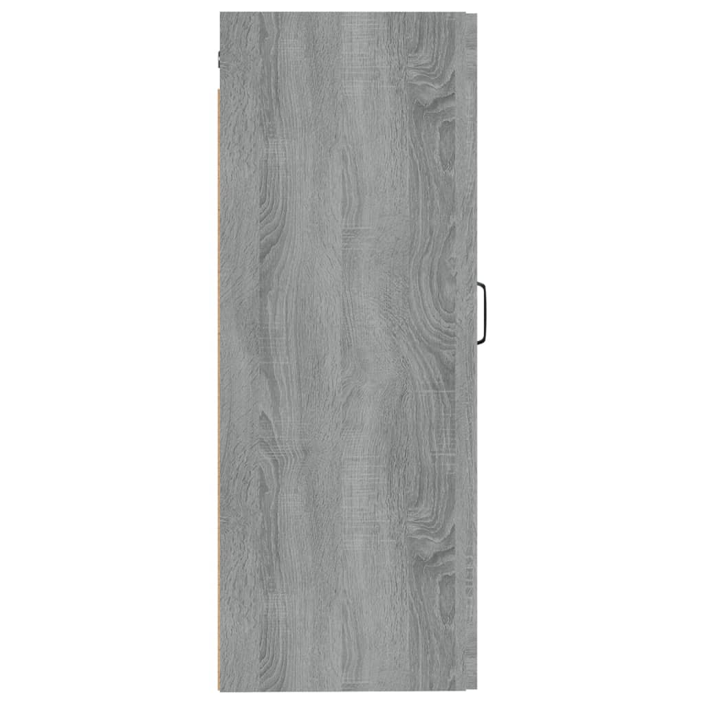 Mobile Pensile Grigio Sonoma 35x34x90 cm in Legno Multistrato - homemem39