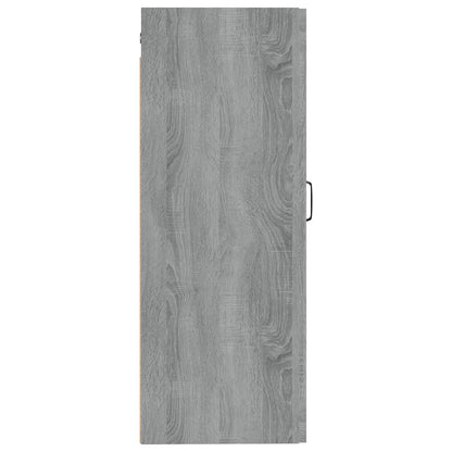 Mobile Pensile Grigio Sonoma 35x34x90 cm in Legno Multistrato - homemem39