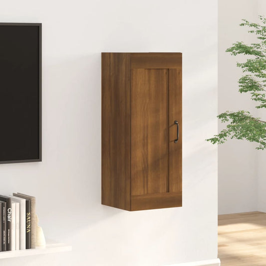 Armadietto a Muro Rovere Marrone 35x34x90 cm Legno Multistrato - homemem39