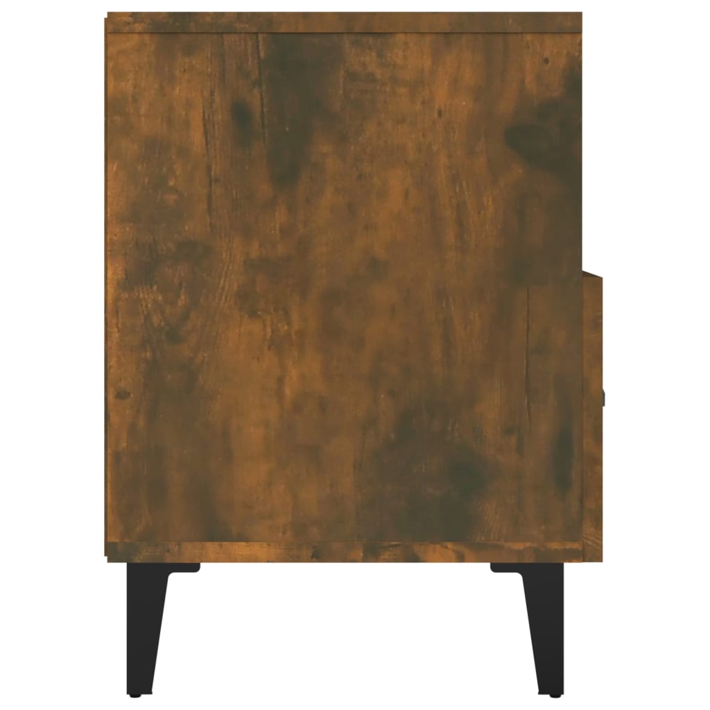Mobile Porta TV Rovere Fumo 80x36x50 cm in Legno Multistrato - homemem39