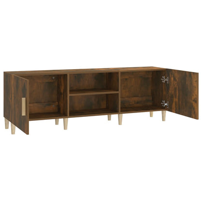 Mobile Porta TV Rovere Fumo 150x30x50 cm in Legno Multistrato - homemem39