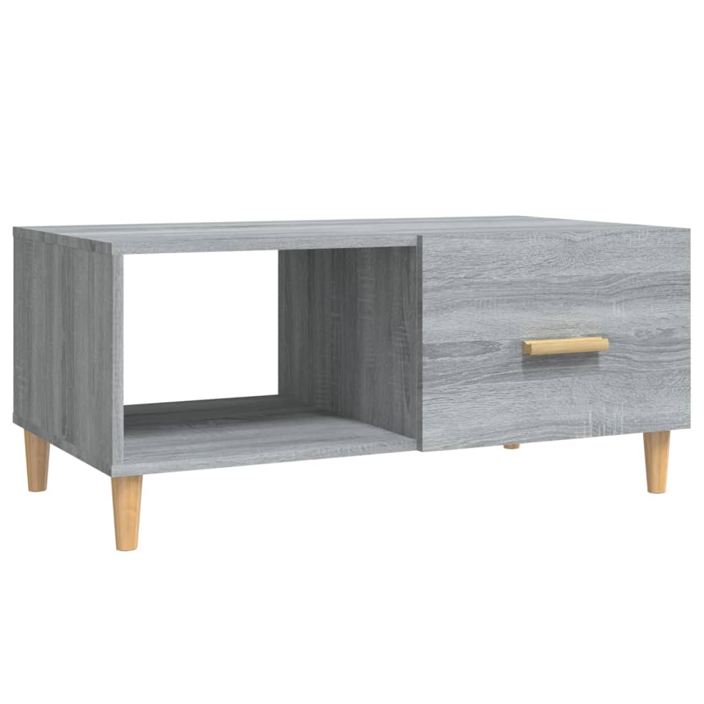 Tavolino Salotto Grigio Sonoma 89,5x50x40 cm Legno Multistrato | homemem39